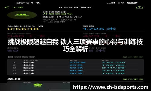 挑战极限超越自我 铁人三项赛事的心得与训练技巧全解析